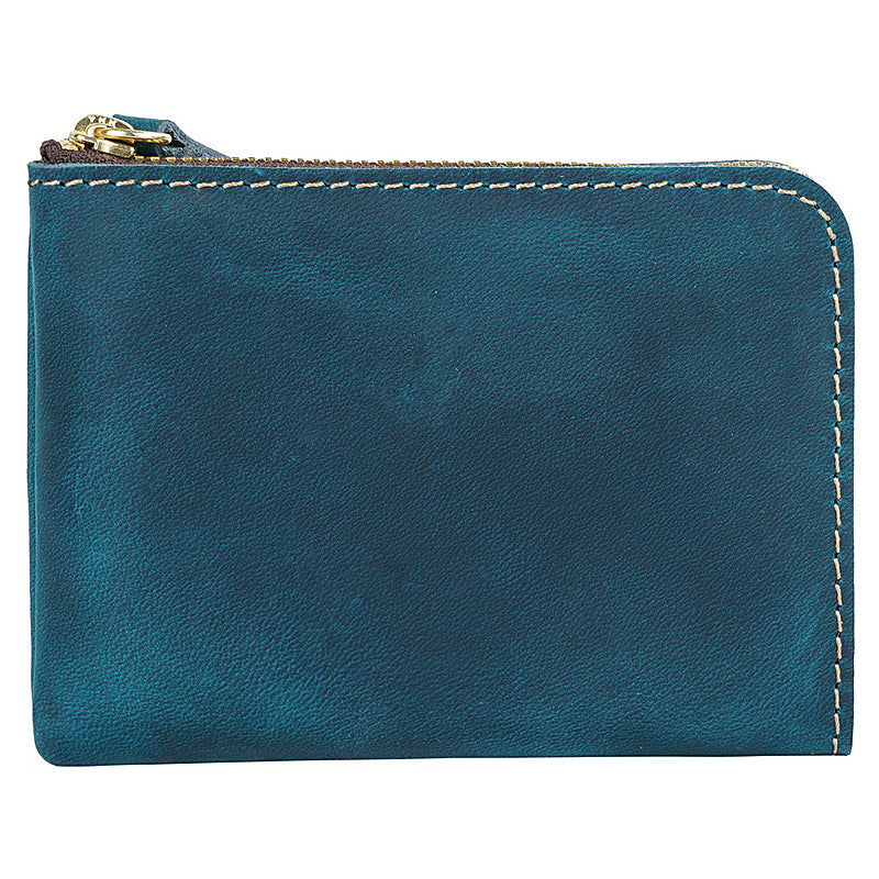 The Syltrax™ Advanced Wallet by Camel Mountain – 0.2L Genuine Leather Zipper Wallet