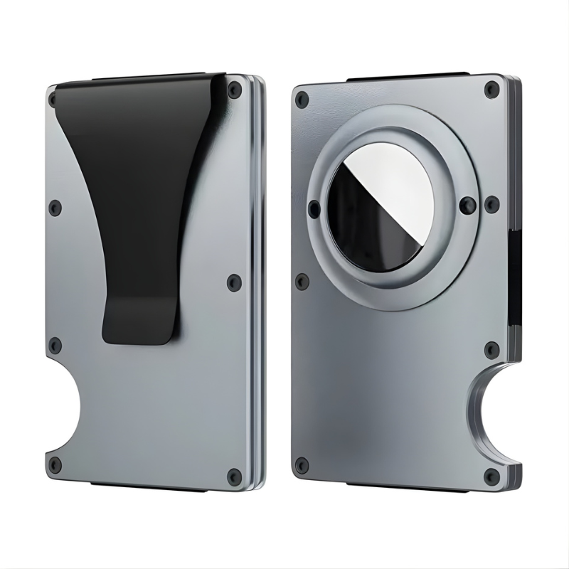 The Krynoril™ Ultra Wallet by Camel Mountain – Ultra-Slim RFID Metal Wallet