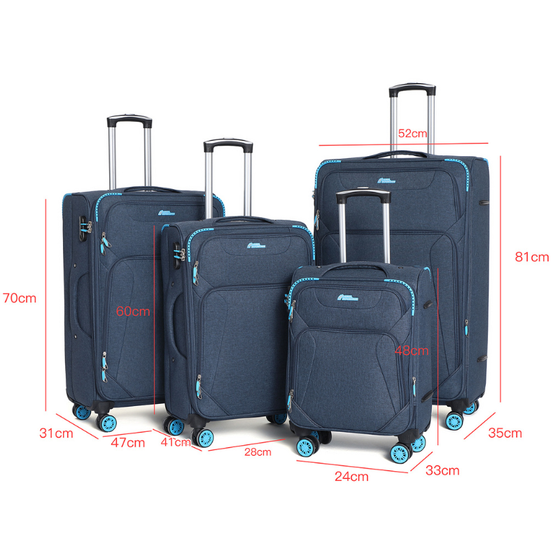 Camel Mountain® Cosmos DLX Duo (24" + 28") Suitcases – The Ideal Mid-Range Travel Combination