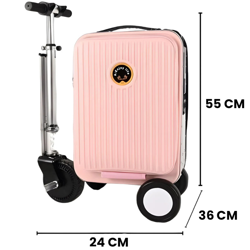 The Ruvion™ Elite – Electric Ride-On Smart Luggage