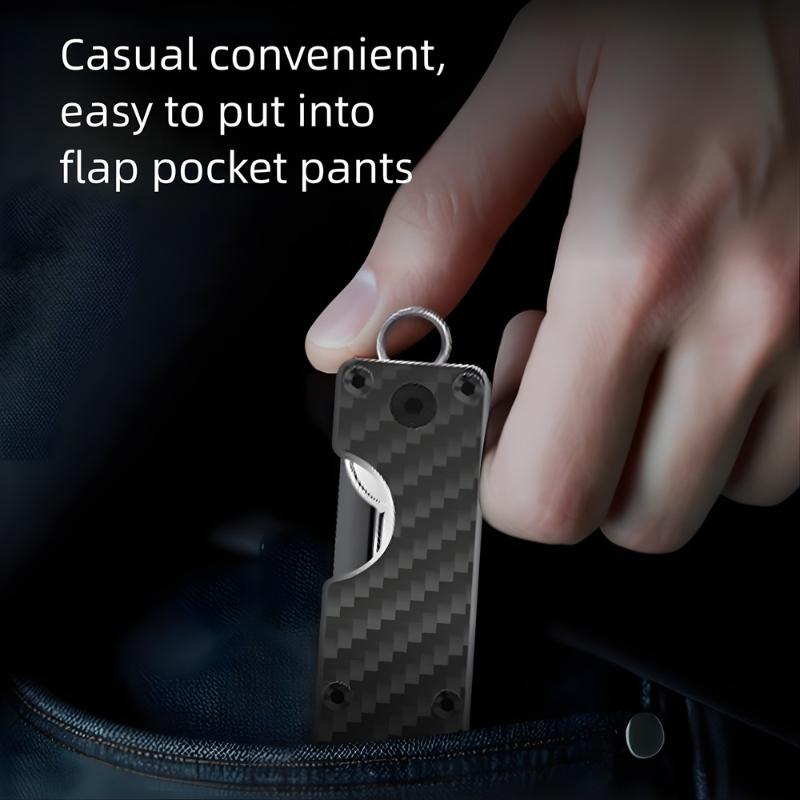 The Oxeneris™ Luxe Keychain by Camel Mountain – Ultra-Slim EDC Organizer