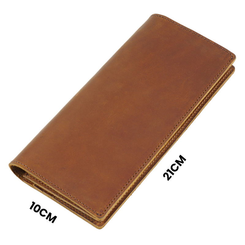The Oryvenis™ Prestige Wallet by Camel Mountain – 0.42L Genuine Leather Zipper Wallet