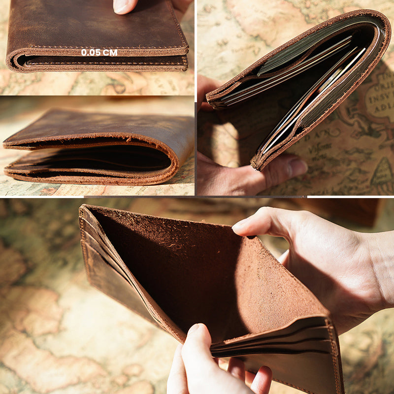 The Kavorion™ Exclusive Wallet by Camel Mountain – 0.24L Genuine Leather, Slim Urban Style
