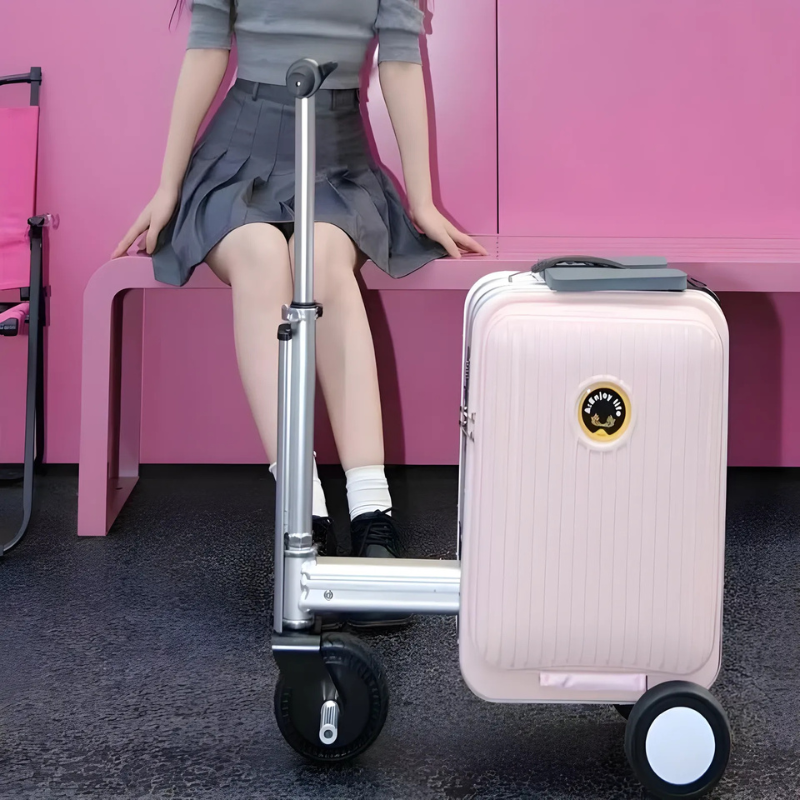 The Ruvion™ Elite – Electric Ride-On Smart Luggage