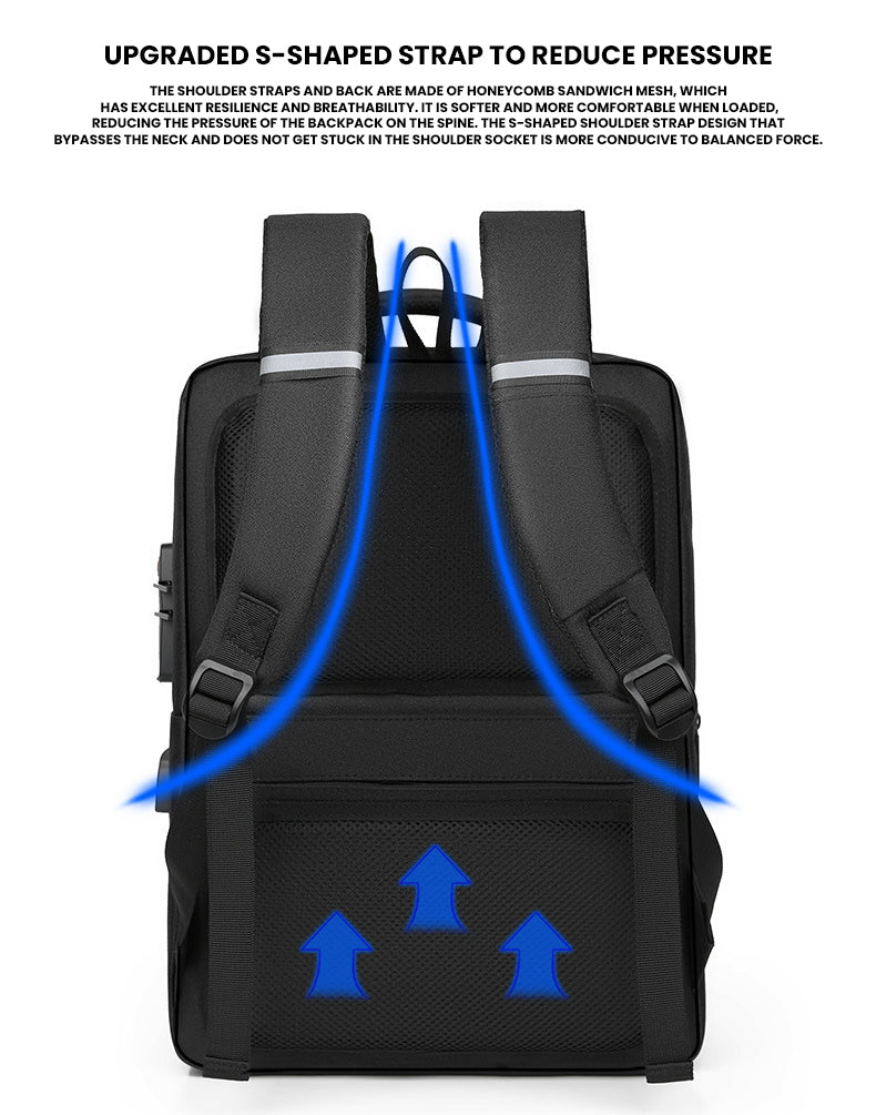 The Ombrion™ Prime Backpack by Camel Mountain – 26L, Fits 16" Laptop