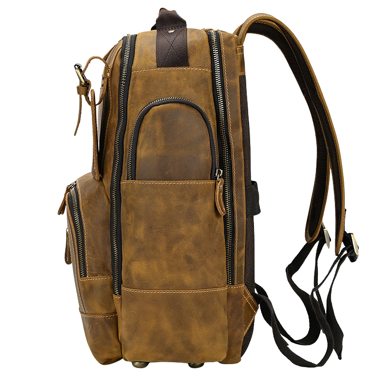 The Vintage™ Pro Backpack by Camel Mountain – 20L, Fits up to 16" Laptop