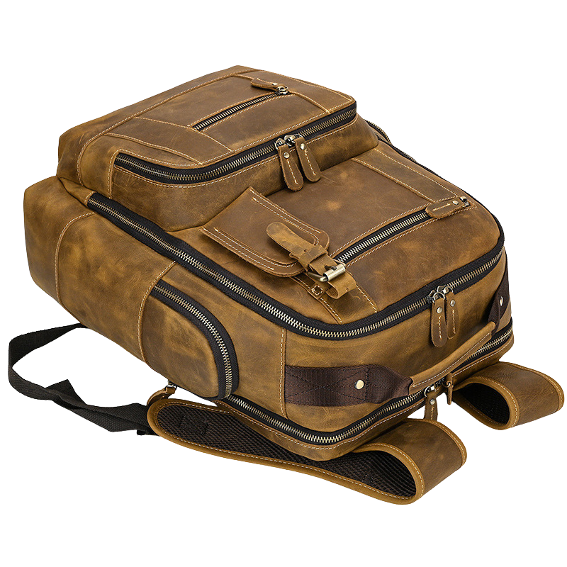 The Vintage™ Pro Backpack by Camel Mountain – 20L, Fits up to 16" Laptop