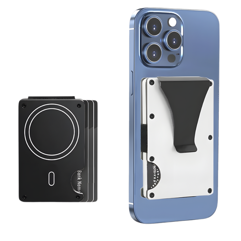 The Zynkaros™ Luxe Wallet by Camel Mountain – Ultra-Slim Magnetic RFID Wallet