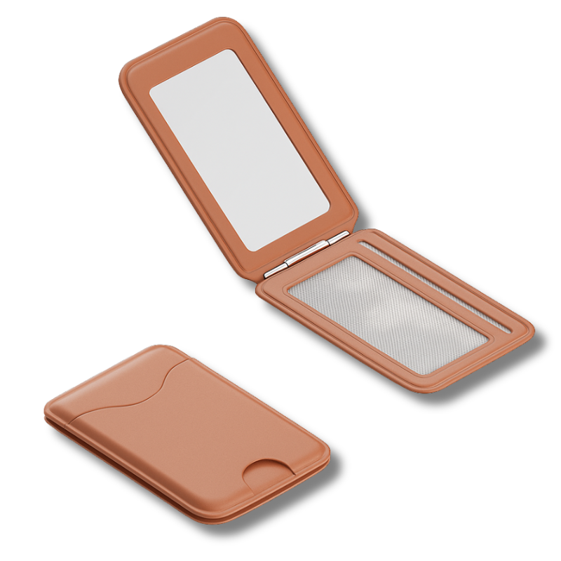 The Xyraleth™ Fusion Wallet by Camel Mountain – 0.33L, MagSafe Mirror Card Holder