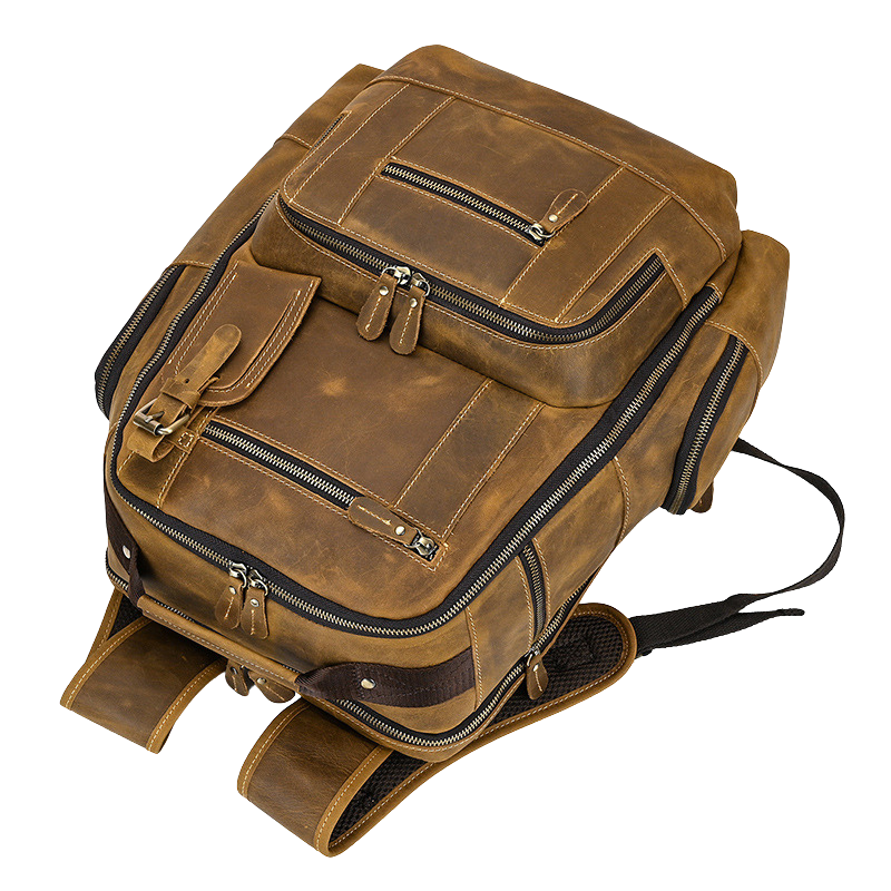 The Vintage™ Pro Backpack by Camel Mountain – 20L, Fits up to 16" Laptop