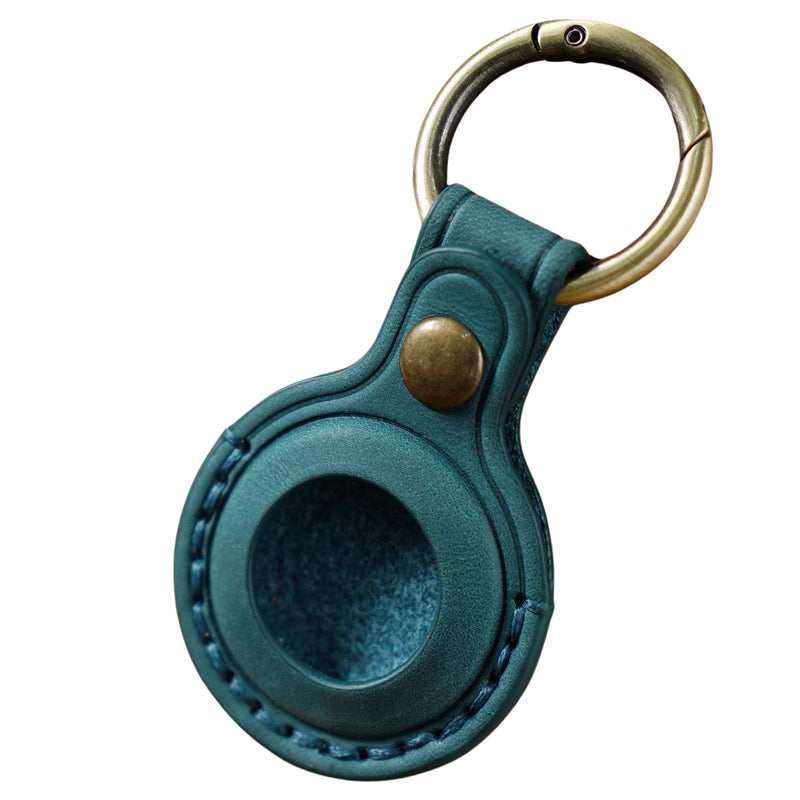 The Byzoril™ Apple AirTag Case by Camel Mountain – Ultra-Slim Leather Protection