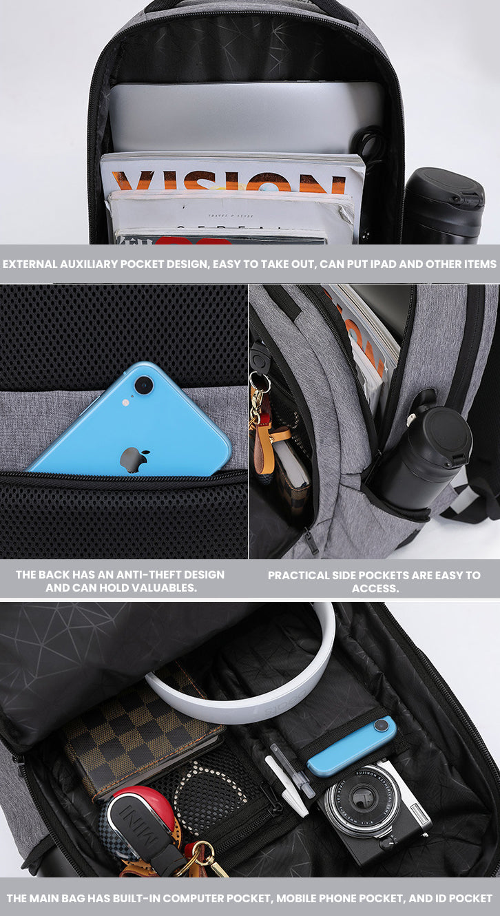 The SmartPack DLX Laptop Backpack by Camel Mountain – 35L, Fits 16" Laptop