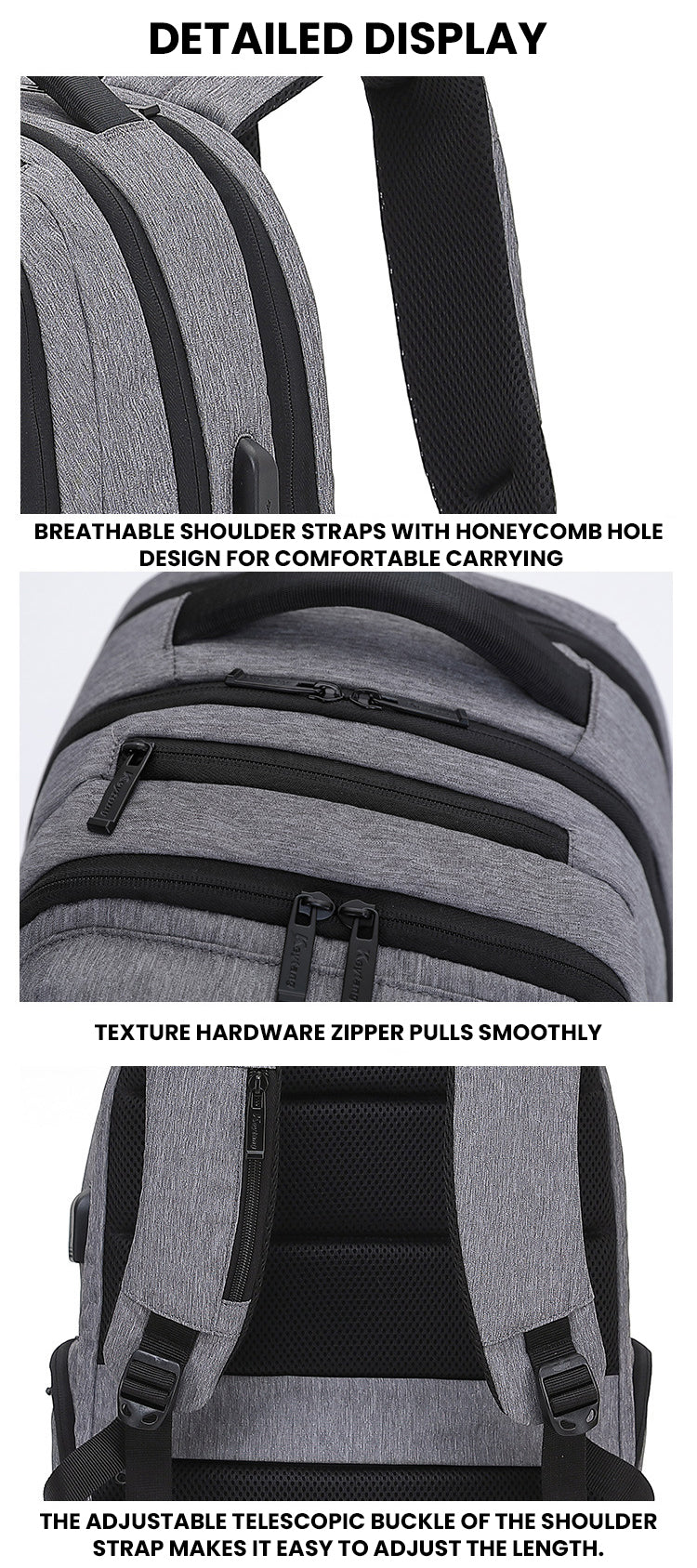 The SmartPack DLX Laptop Backpack by Camel Mountain – 35L, Fits 16" Laptop