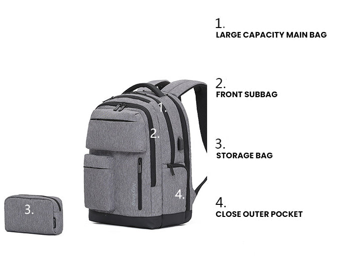 The SmartPack DLX Laptop Backpack by Camel Mountain – 35L, Fits 16" Laptop