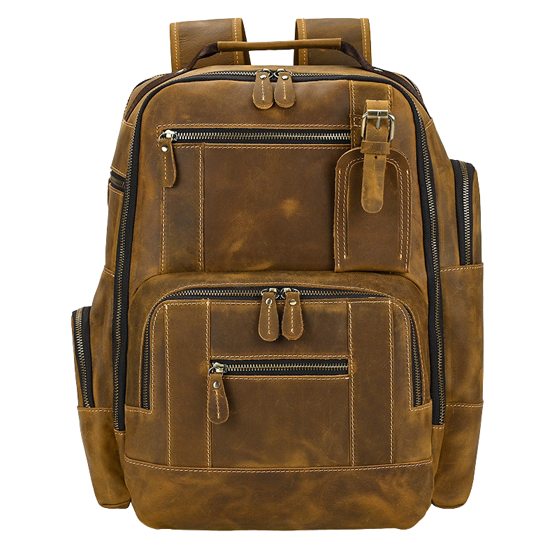 The Vintage™ Pro Backpack by Camel Mountain – 20L, Fits up to 16" Laptop