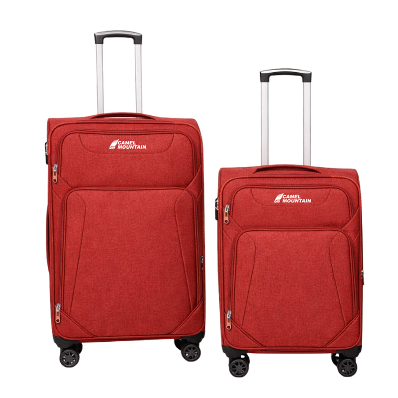 Camel Mountain® Cosmos DLX Duo (20" + 28") Suitcases – Compact Control Meets Serious Capacity