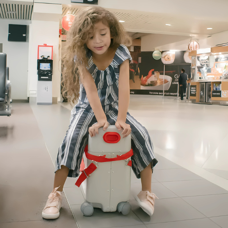 The JetRider™ Travel Bed Suitcase by Camel Mountain – 20L, Multifunctional Ride-On for Kids