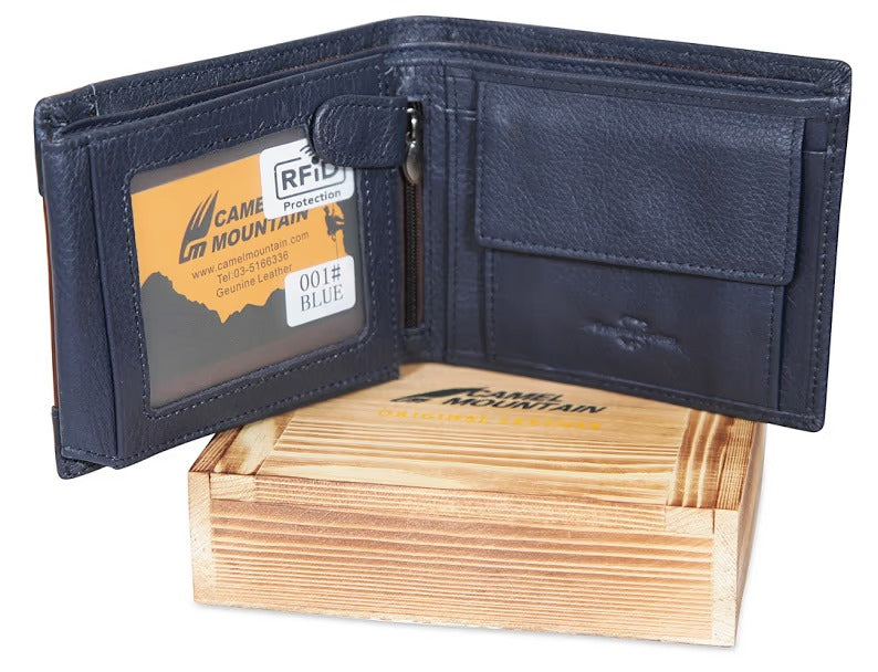 Camel Mountain® Venezia Leather Wallet