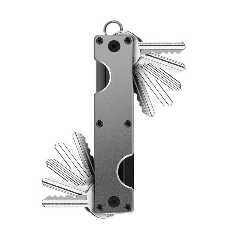 The Oxeneris™ Luxe Keychain by Camel Mountain – Ultra-Slim EDC Organizer