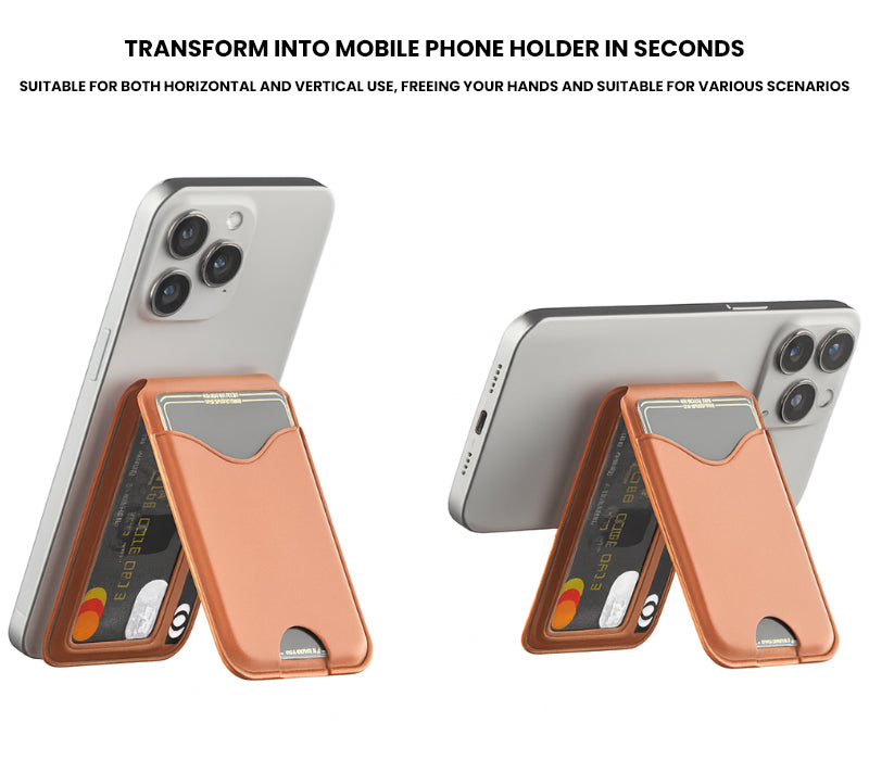 The Xyraleth™ Fusion Wallet by Camel Mountain – 0.33L, MagSafe Mirror Card Holder