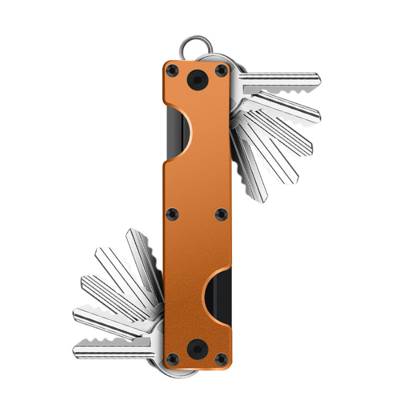 The Oxeneris™ Luxe Keychain by Camel Mountain – Ultra-Slim EDC Organizer