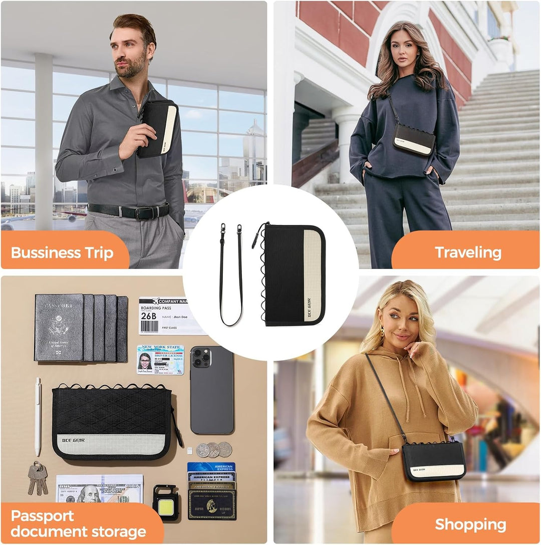 The Quorlan™ Luxe Bag by Camel Mountain – 1L, Ultra Slim Travel Organizer