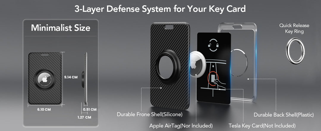 The Mytrion™ Protective Cover by Camel Mountain – Smart Anti-Loss Case for AirTag &amp; Tesla Card