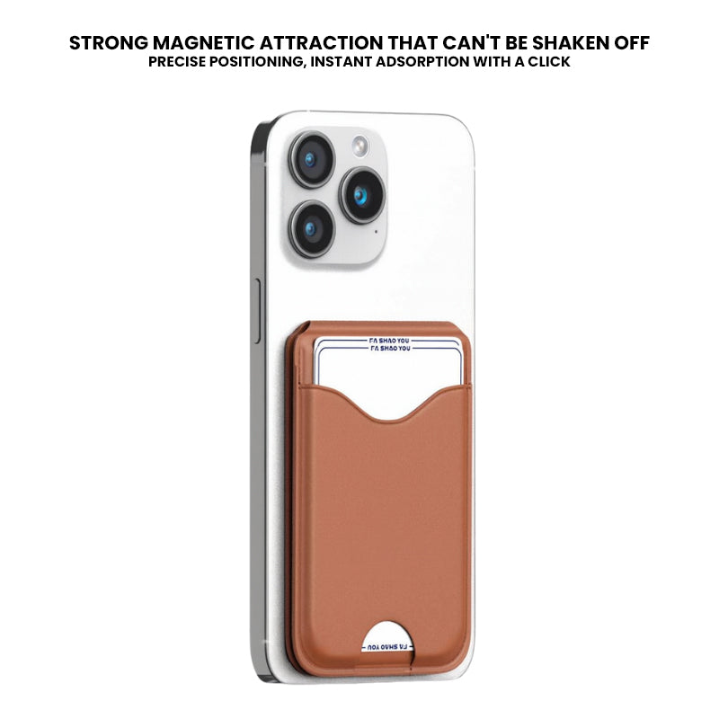 The Xyraleth™ Fusion Wallet by Camel Mountain – 0.33L, MagSafe Mirror Card Holder