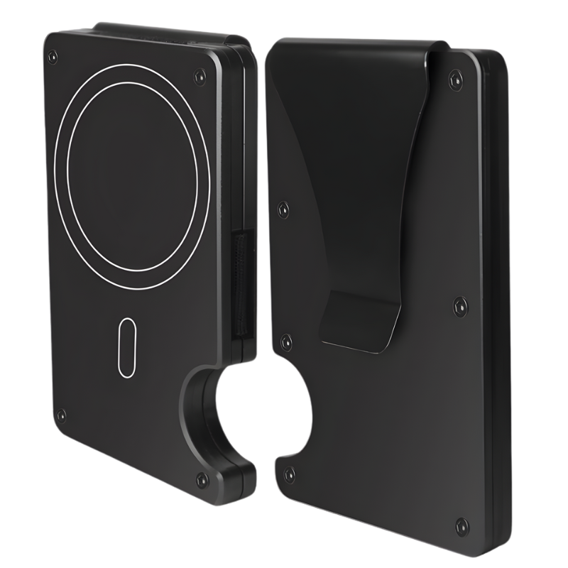 The Zynkaros™ Luxe Wallet by Camel Mountain – Ultra-Slim Magnetic RFID Wallet