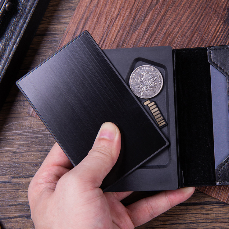 The Exionel™ Prime Wallet by Camel Mountain – 0.2L, AirTag-Ready RFID Wallet