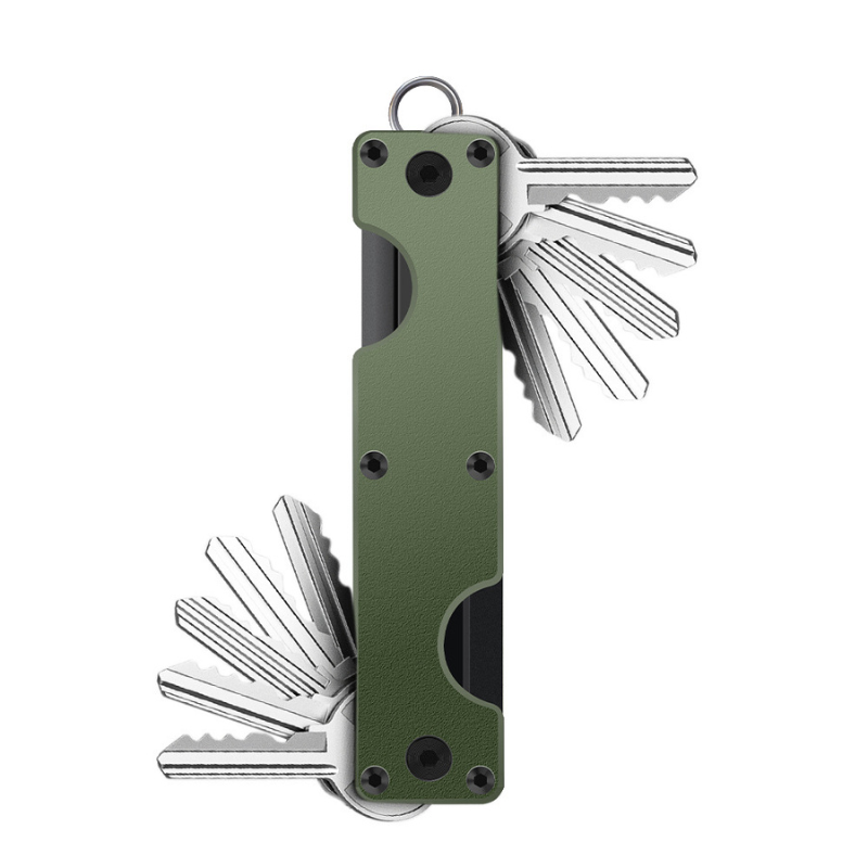 The Oxeneris™ Luxe Keychain by Camel Mountain – Ultra-Slim EDC Organizer