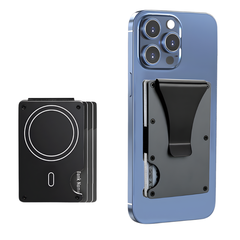 The Zynkaros™ Luxe Wallet by Camel Mountain – Ultra-Slim Magnetic RFID Wallet