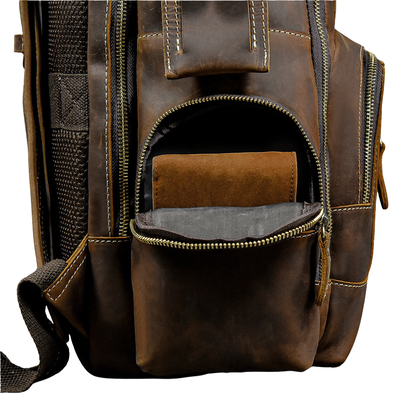 The Vintage™ Pro Backpack by Camel Mountain – 20L, Fits up to 16" Laptop