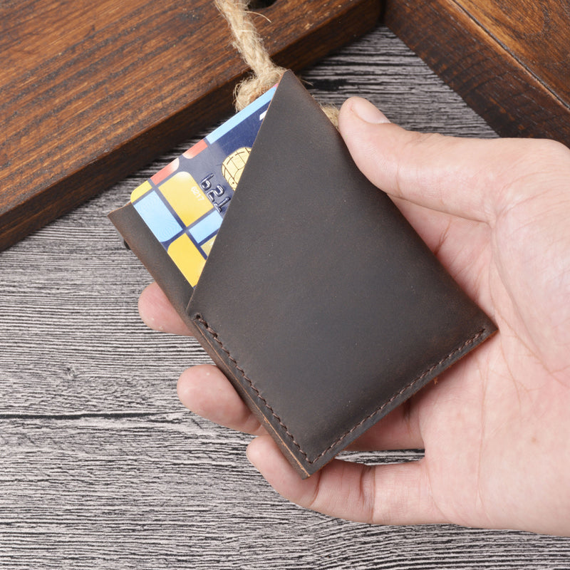 The Raltheron™ Turbo Wallet by Camel Mountain – Genuine Leather, Ultra Slim