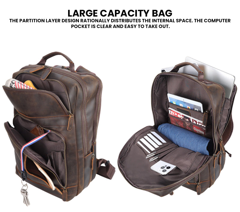 The Ultrynox™ Exclusive Backpack by Camel Mountain – 35L, Fits 16" Laptop