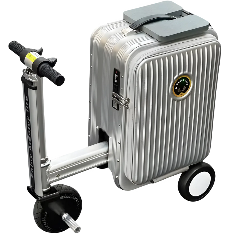 The Ruvion™ Elite – Electric Ride-On Smart Luggage