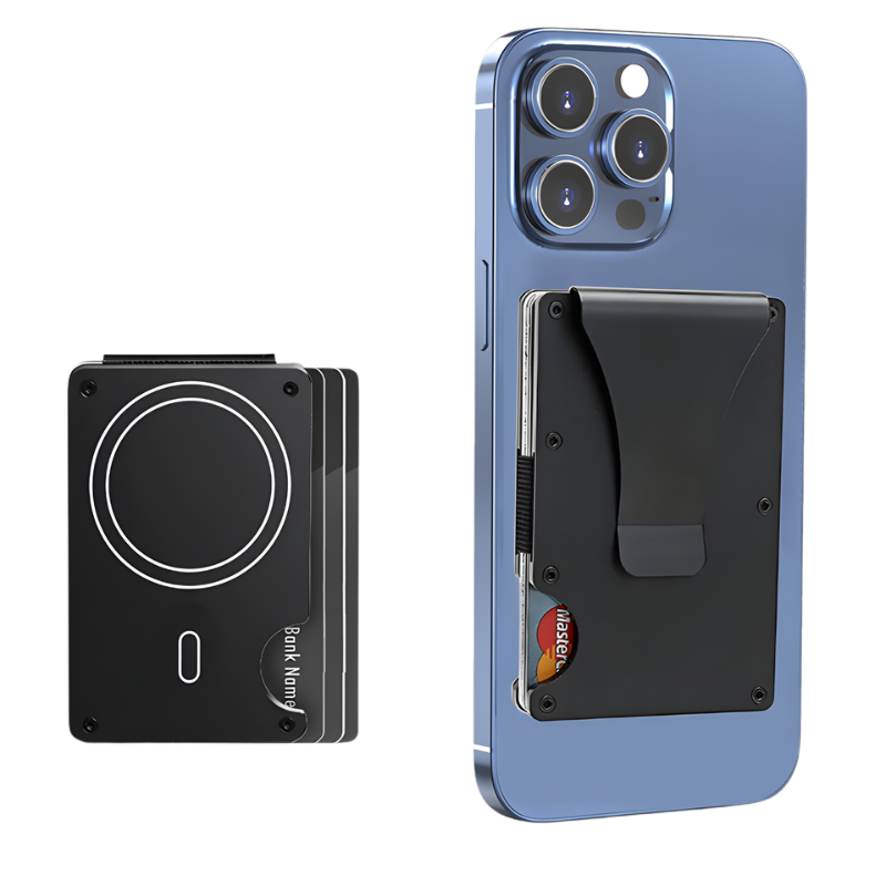 The Zynkaros™ Luxe Wallet by Camel Mountain – Ultra-Slim Magnetic RFID Wallet