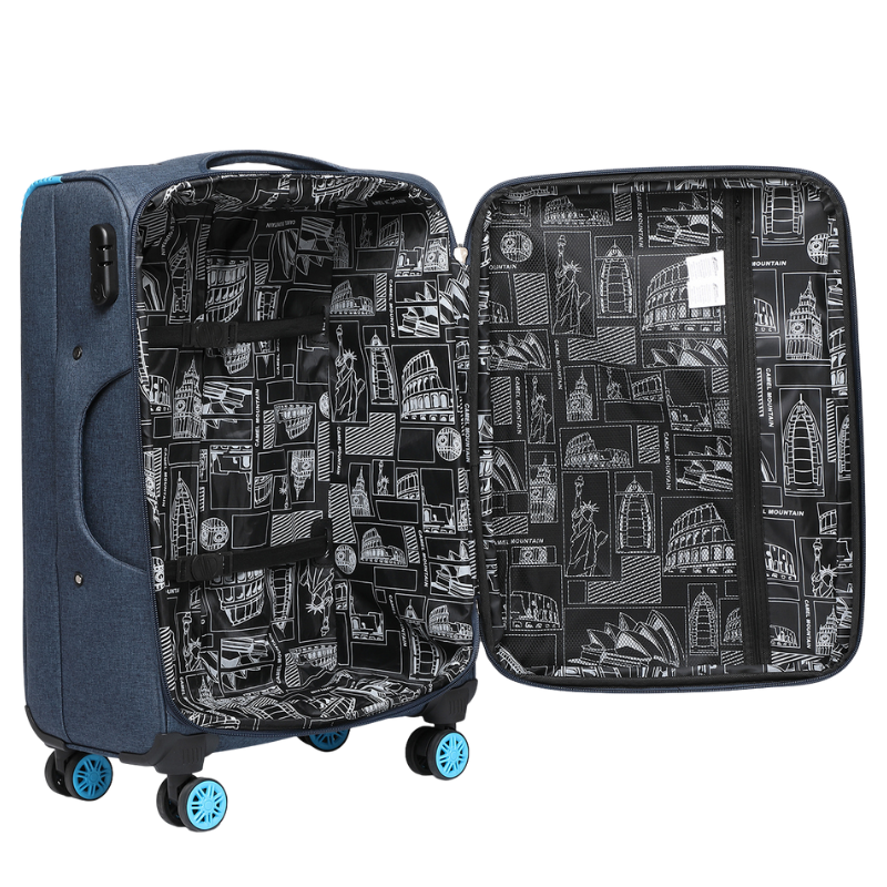 Camel Mountain® Cosmos DLX Duo (24" + 28") Suitcases – The Ideal Mid-Range Travel Combination
