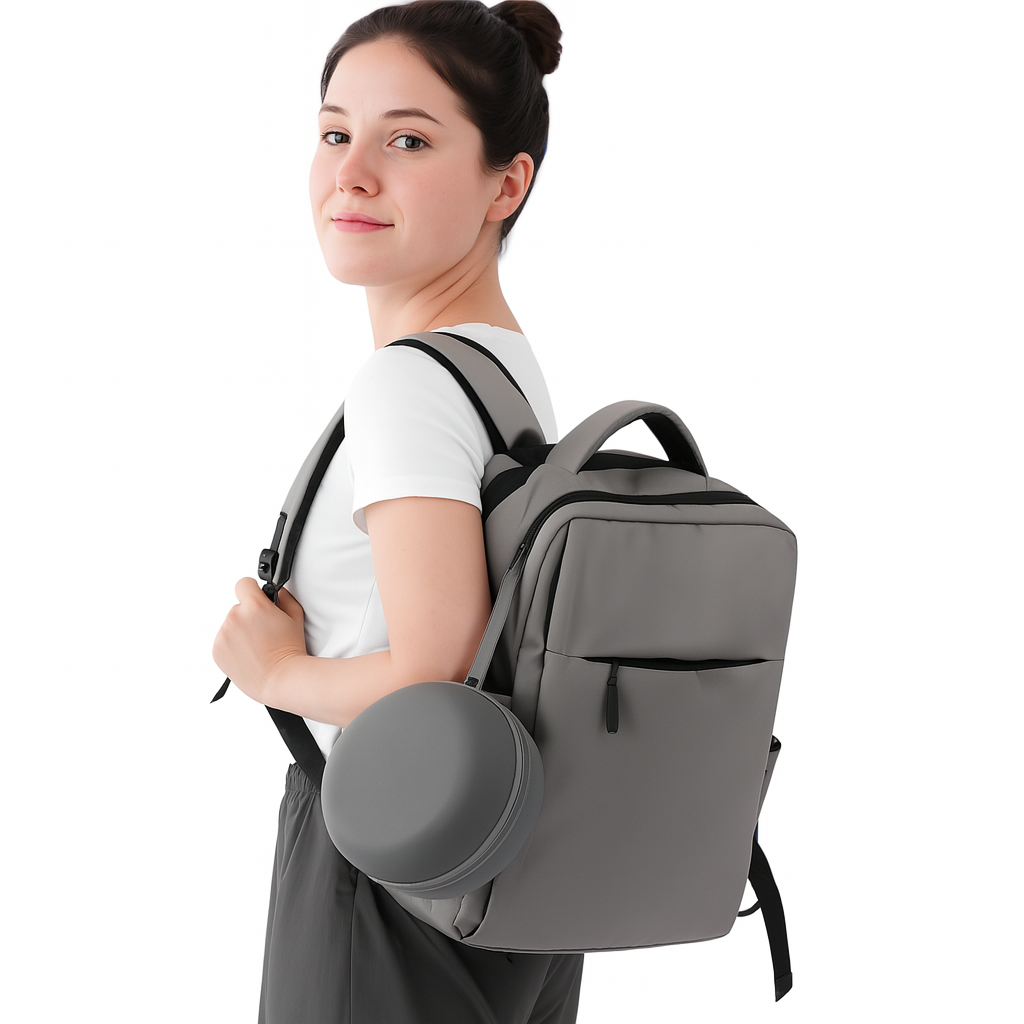 The Solatrix™ Pro Pillow by Camel Mountain - Memory Foam, 360° Neck Support