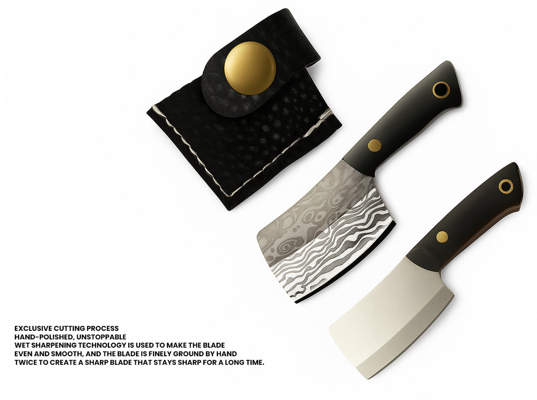 The Kyvaris™ Luxe Knife Keychain by Camel Mountain – Outdoor-Use Mini Knife Only