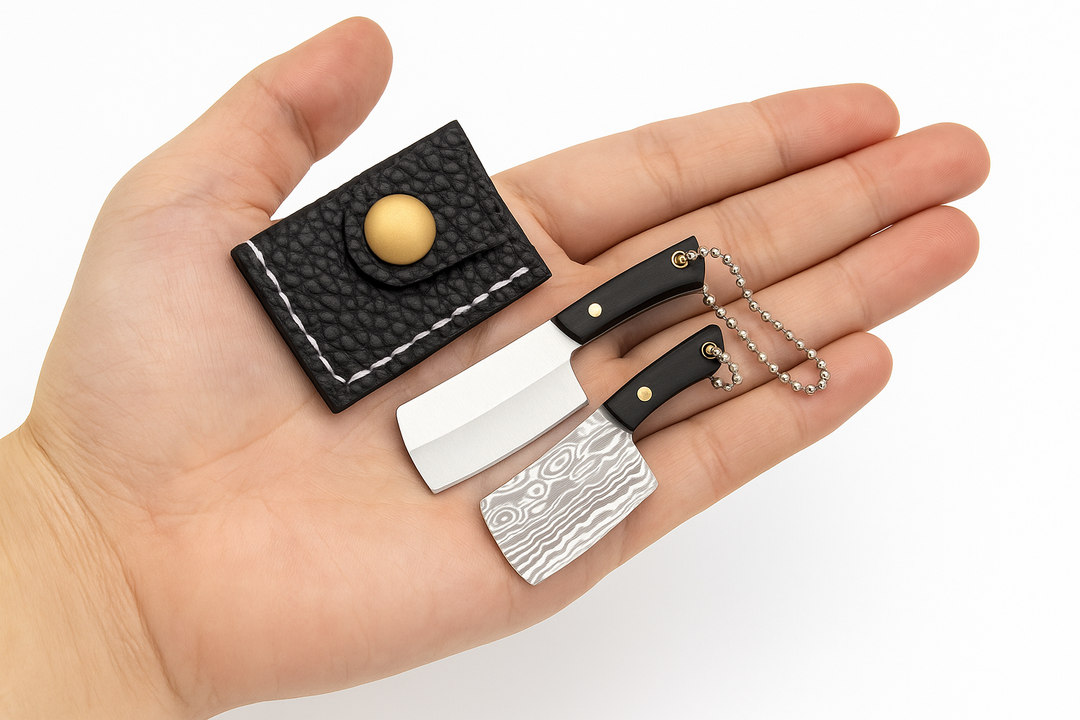 The Kyvaris™ Luxe Knife Keychain by Camel Mountain – Outdoor-Use Mini Knife Only