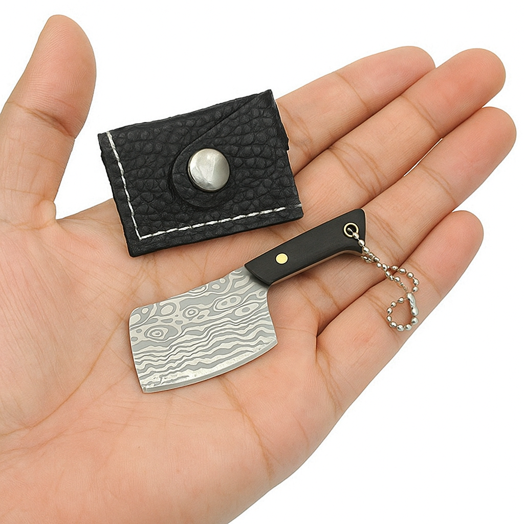 The Kyvaris™ Luxe Knife Keychain by Camel Mountain – Outdoor-Use Mini Knife Only