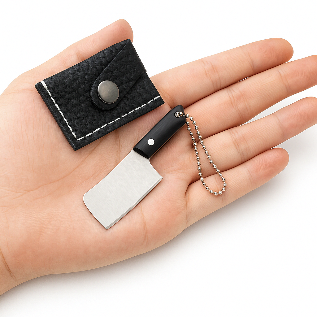 The Kyvaris™ Luxe Knife Keychain by Camel Mountain – Outdoor-Use Mini Knife Only