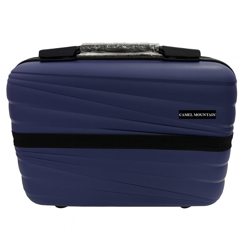 Camel Mountain® INFINITY – Unbreakable 14” Travel Beauty Case with Handle Strap