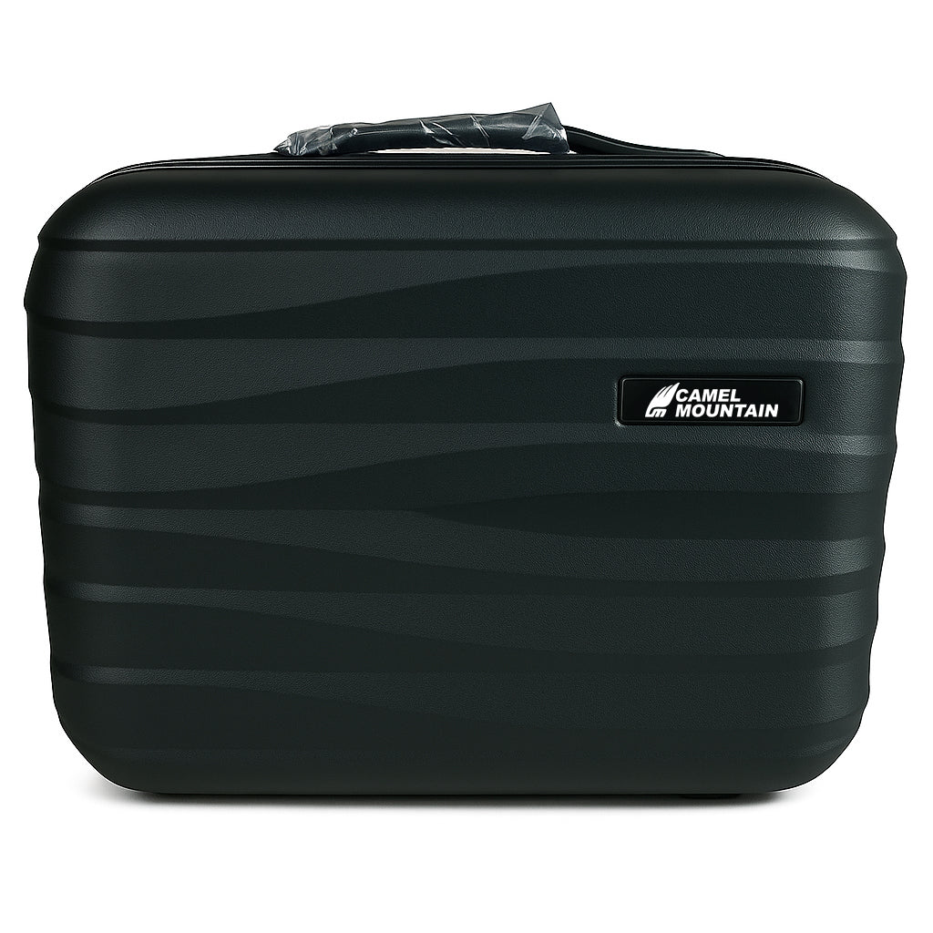 Camel Mountain® ABLE – Unbreakable 14” Travel Beauty Case with Handle Strap