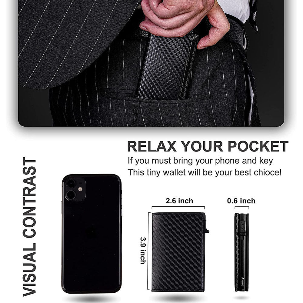 Elegant Slim Apple AirTag Wallet