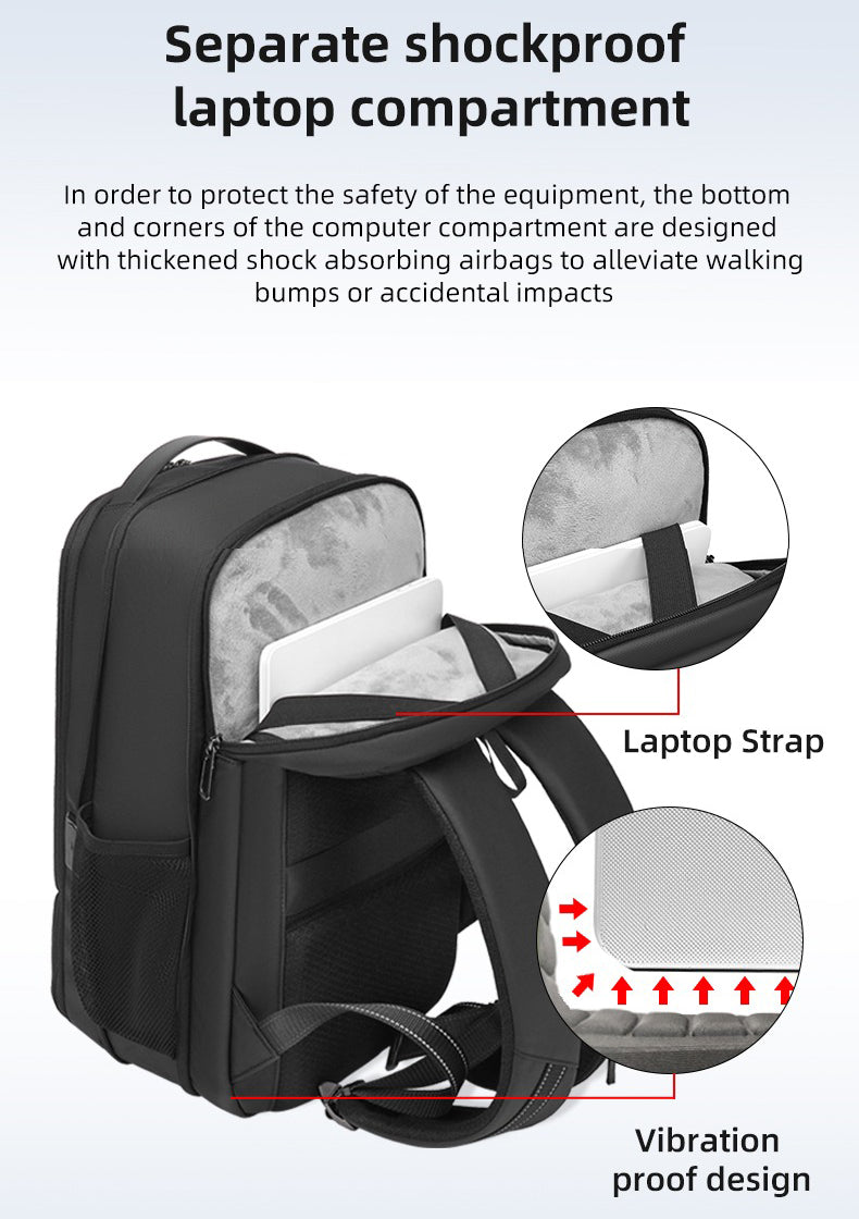 The Zenquor™ ProX Backpack by Camel Mountain – 20L, Fits 16" Laptop