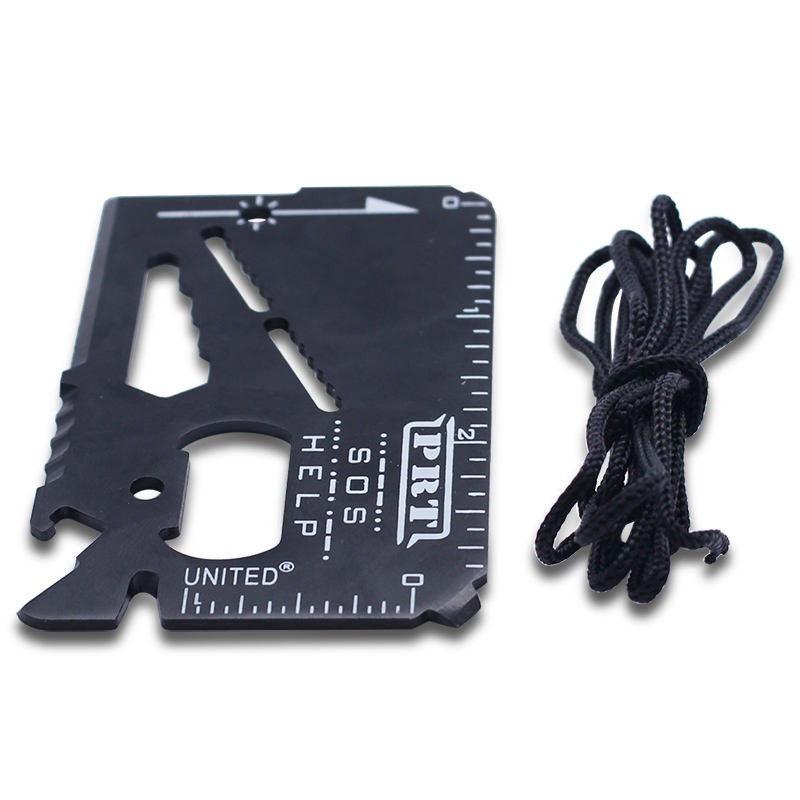 The Polaryx™ Luxe Card Knife by Camel Mountain – Premium 14-in-1 Tool in Pocket Size