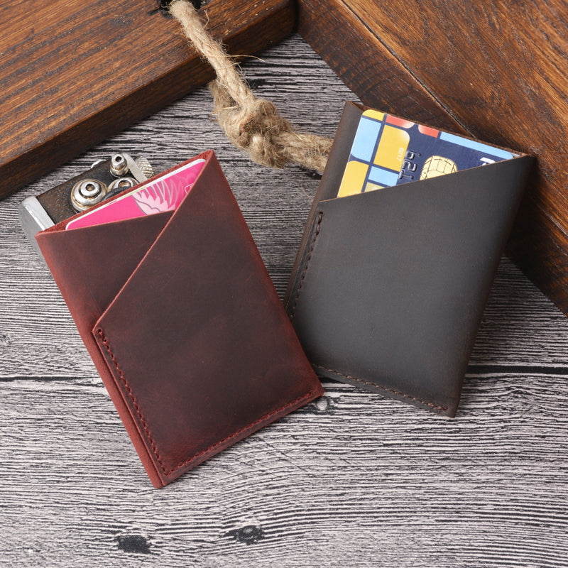 The Raltheron™ Turbo Wallet by Camel Mountain – Genuine Leather, Ultra Slim