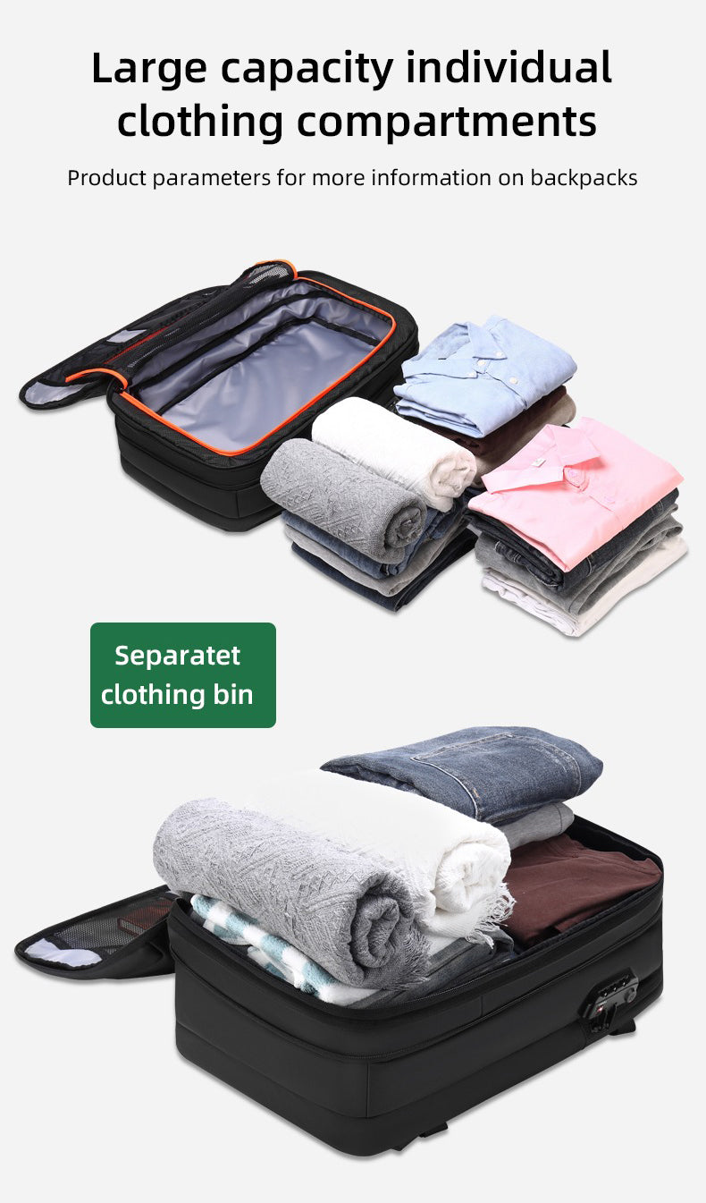 The Inthyros™ Quantum Backpack by Camel Mountain – 35L, Fits 17" Laptop